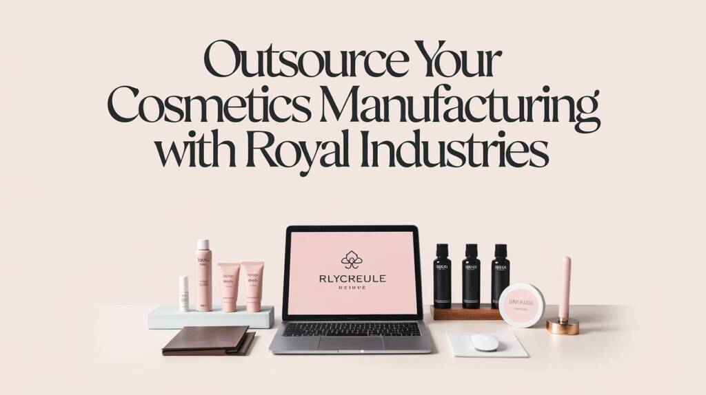 If you’re ready to elevate your brand, Outsourcing Cosmetics Manufacturing with Royal Industries is the smartest business move you can make. Our comprehensive services cover everything from product development to packaging, ensuring that every aspect of your brand’s production is handled with care and expertise.
Contact us today to learn more about how our Contract Manufacturing Benefits can help you achieve your business goals. Let’s build your success story together, starting with Royal Industries—your partner in growth and innovation.

Key Takeaways
Outsourcing Cosmetics Manufacturing offers numerous advantages, including time and resource savings, access to high-quality ingredients, and the flexibility to scale your business.
Royal Industries is a trusted partner with decades of experience, offering Custom Cosmetics Production solutions tailored to your brand’s unique needs.
Our commitment to quality and compliance ensures that every product we manufacture meets the highest industry standards, making us one of the Best Cosmetic manufacturers near me.

